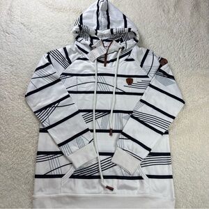 Wanakome Exclusive Pullover Half Zipper Pullover Hoodie Size L New with tags